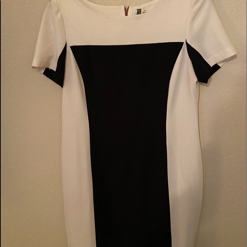 Beautiful black and white dress